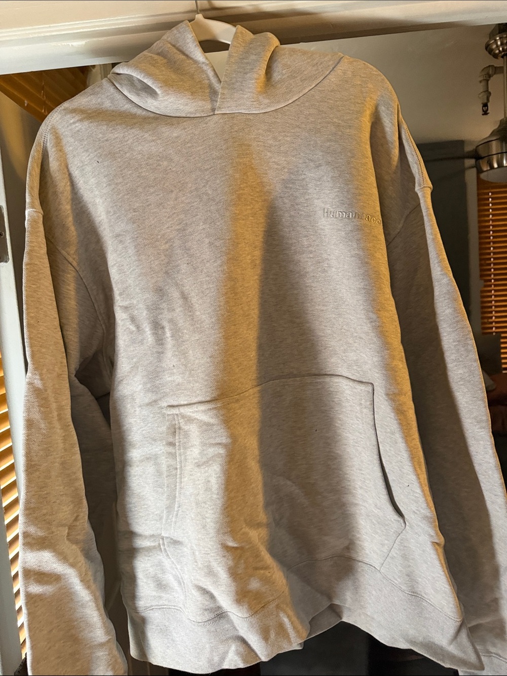 adidas Light Gray Pullover Hoodie
